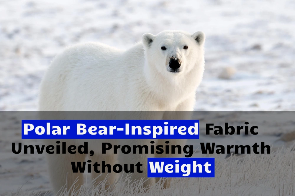 Polar Bear-Inspired Fabric Unveiled, Promising Warmth Without Weight