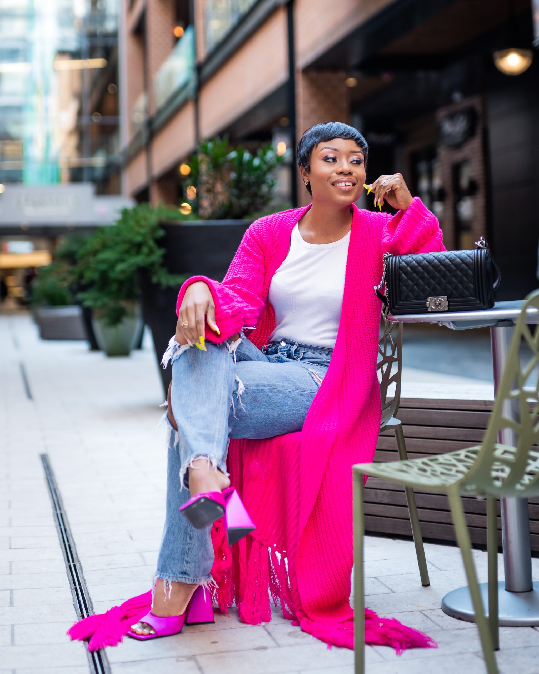 How to Wear Hot Pink Color Trend
