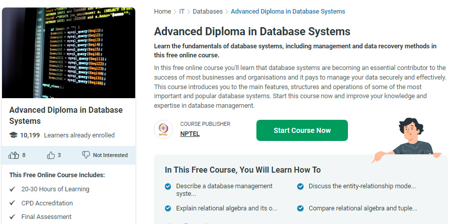 Advanced Diploma in Database Systems