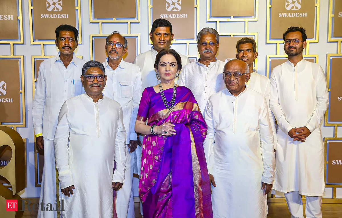 Nita Ambani launches first ‘Swadesh’ handicrafts store in Hyderabad to promote Indian craftwork, ET Retail
