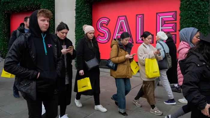 UK Retail December 2023 Records Steepest Drop in Sales drop 3.2%