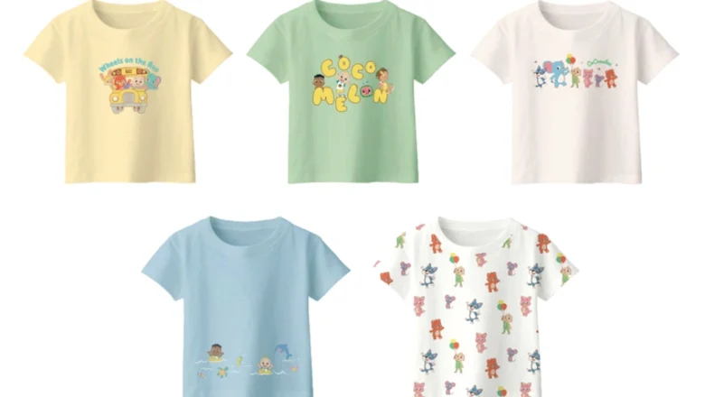 Uniqlo Teams Up with Cocomelon for Adorable Toddler Tees