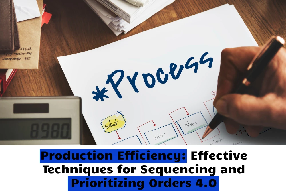 Production Efficiency: Effective Techniques for Sequencing and Prioritizing Orders 4.0