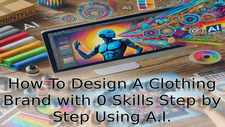 How To Design A Clothing Brand with 0 Skills Step by Step Using A.I