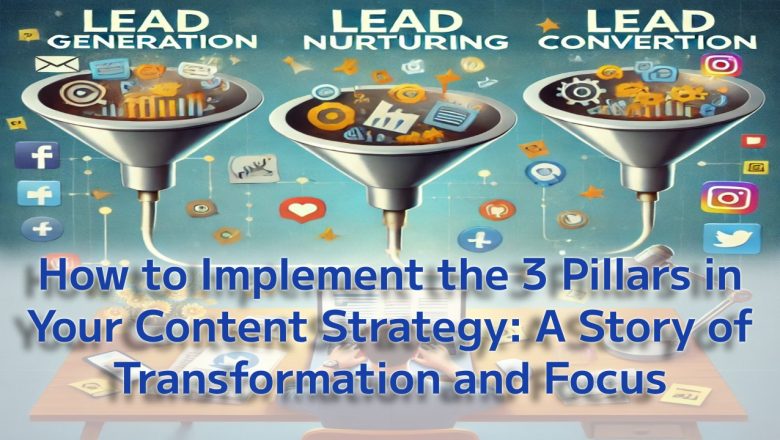 How to Implement the 3 Pillars in Your Content Strategy: A Story of Transformation and Focus