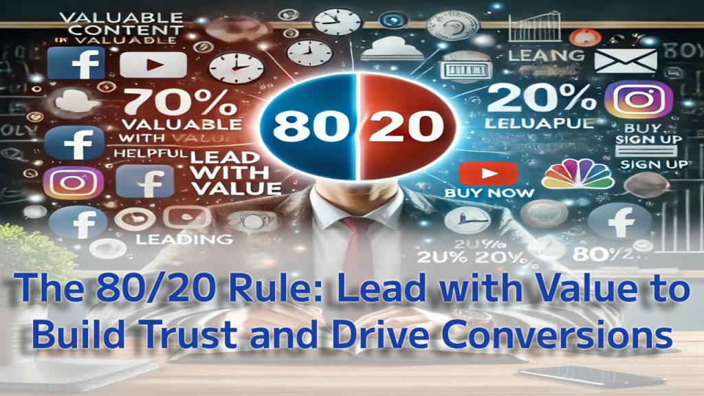 The 80/20 Rule: Lead with Value to Build Trust and Drive Conversions