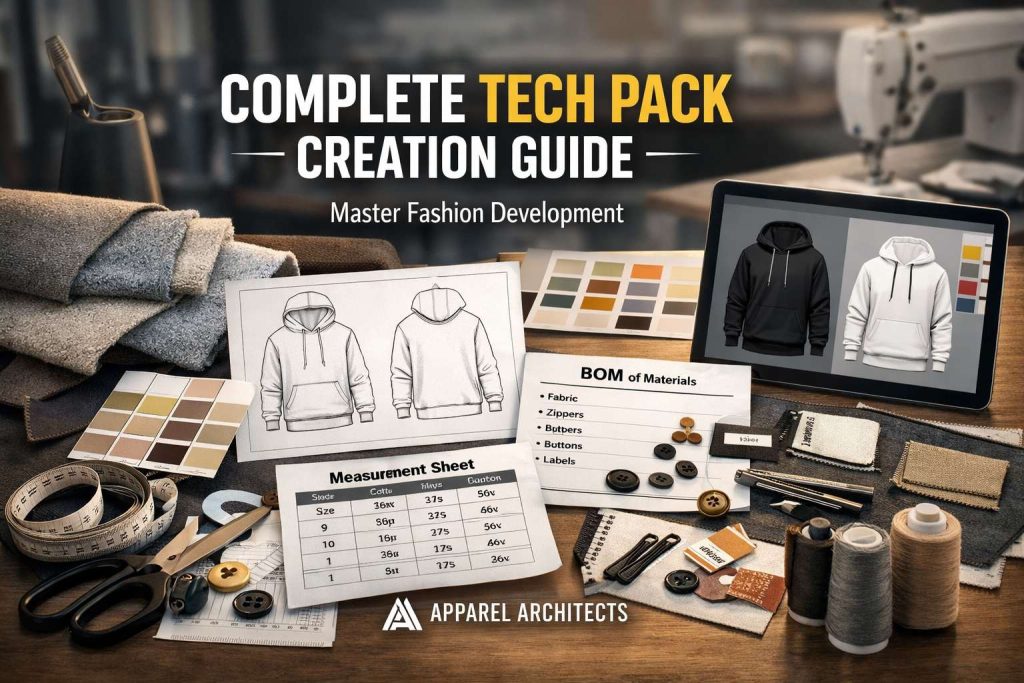 Complete Tech Pack Creation Guide — Master Fashion Development with Apparel Architects